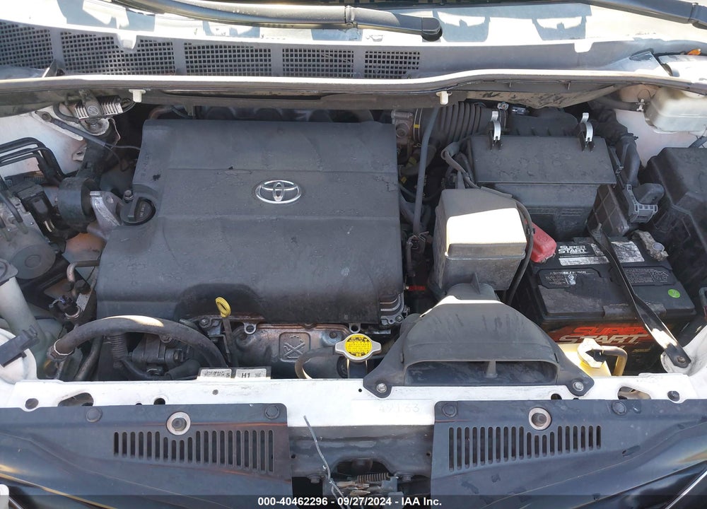 2012 TOYOTA SIENNA LE V6 8 PASSENGER VIN: 5TDKK3DC1CS277119