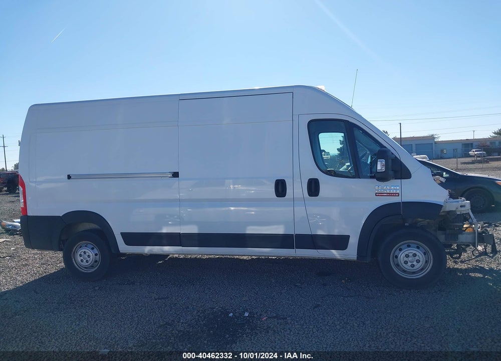 2021 RAM PROMASTER 2500 HIGH ROOF 159 WB VIN: 3C6LRVDG3ME517398