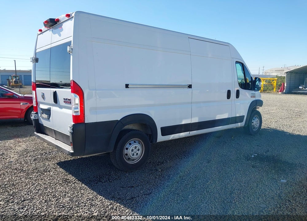 2021 RAM PROMASTER 2500 HIGH ROOF 159 WB VIN: 3C6LRVDG3ME517398