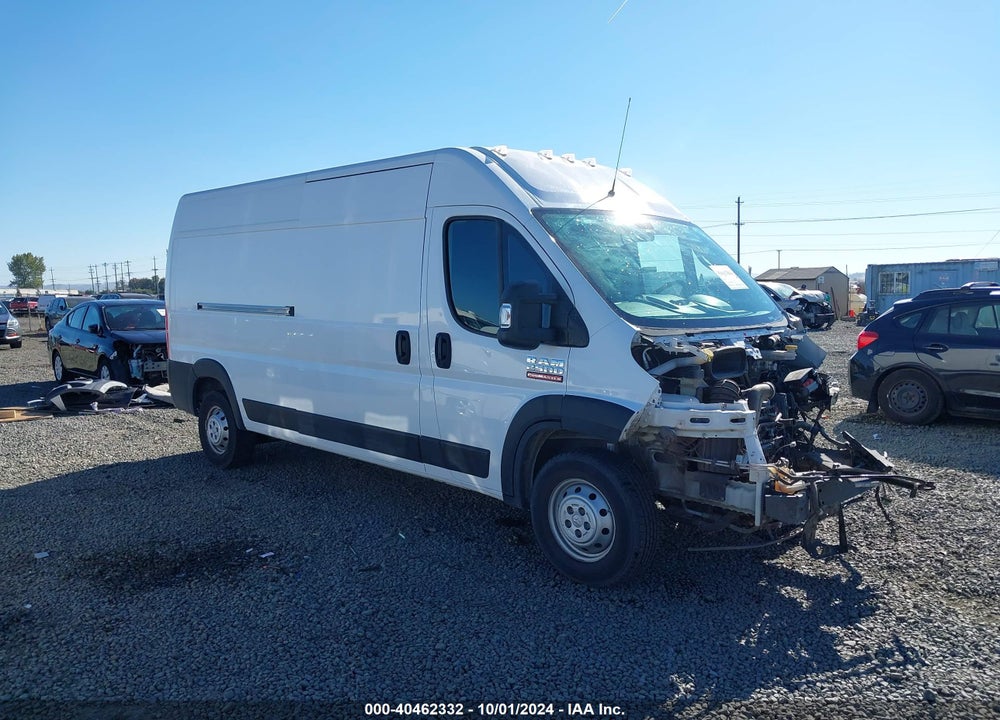 2021 RAM PROMASTER 2500 HIGH ROOF 159 WB VIN: 3C6LRVDG3ME517398