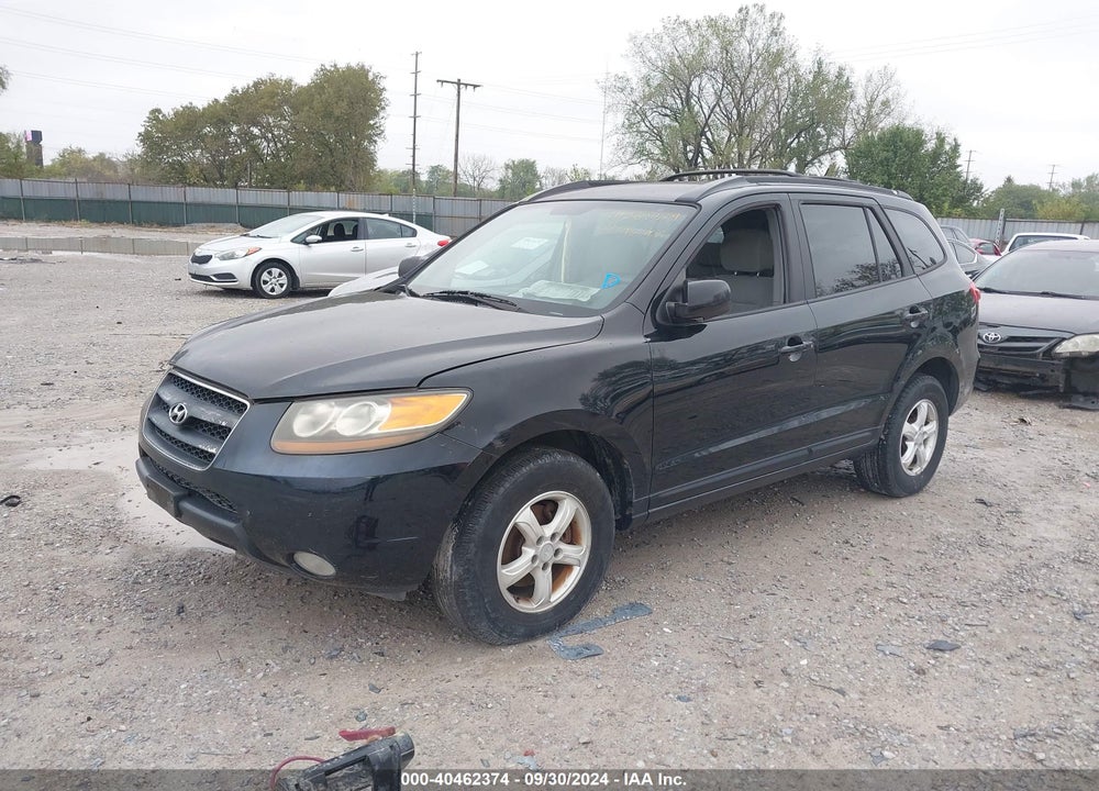 2007 HYUNDAI SANTA FE GLS VIN: 5NMSG73D47H058666