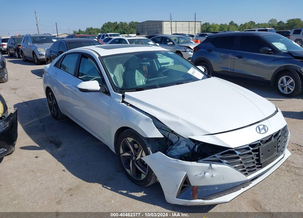 2021 HYUNDAI ELANTRA LIMITED VIN: 5NPLP4AG2MH040584