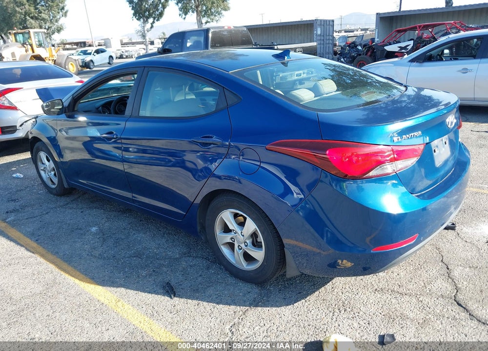 2015 HYUNDAI ELANTRA SE VIN: KMHDH4AE4FU380002