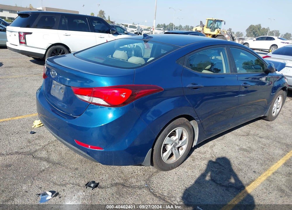 2015 HYUNDAI ELANTRA SE VIN: KMHDH4AE4FU380002