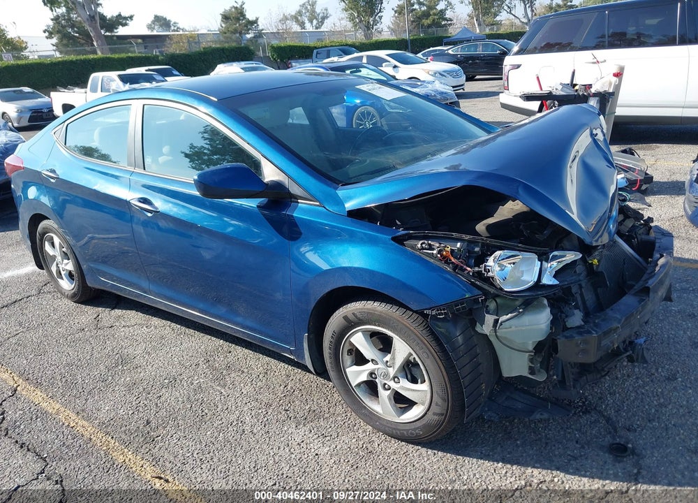 2015 HYUNDAI ELANTRA SE VIN: KMHDH4AE4FU380002