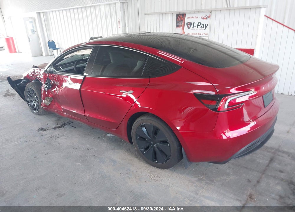 2024 TESLA MODEL 3 LONG RANGE DUAL MOTOR ALL-WHEEL DRIVE VIN: 5YJ3E1EBXRF815710
