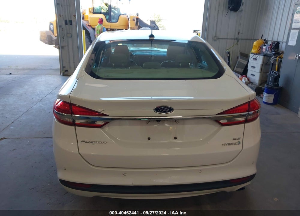 2017 FORD FUSION HYBRID SE VIN: 3FA6P0LU9HR344996