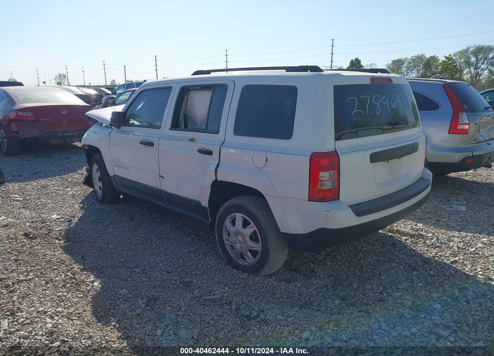 2011 JEEP PATRIOT SPORT VIN: 1J4NF1GB2BD278969