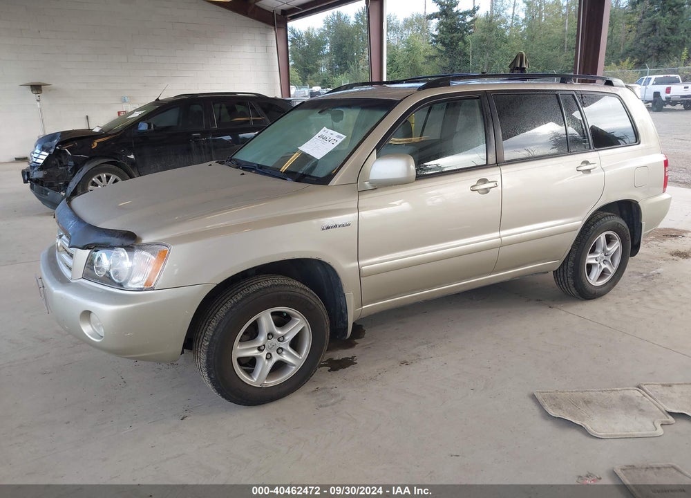2002 TOYOTA HIGHLANDER LIMITED V6 VIN: JTEHF21A620067463