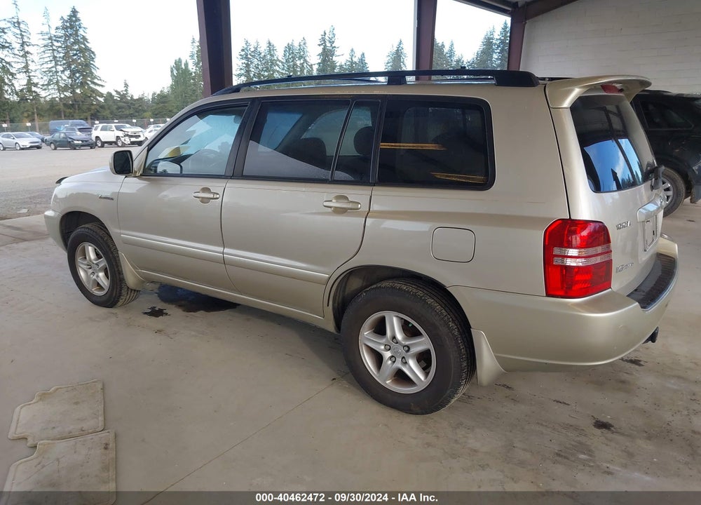 2002 TOYOTA HIGHLANDER LIMITED V6 VIN: JTEHF21A620067463