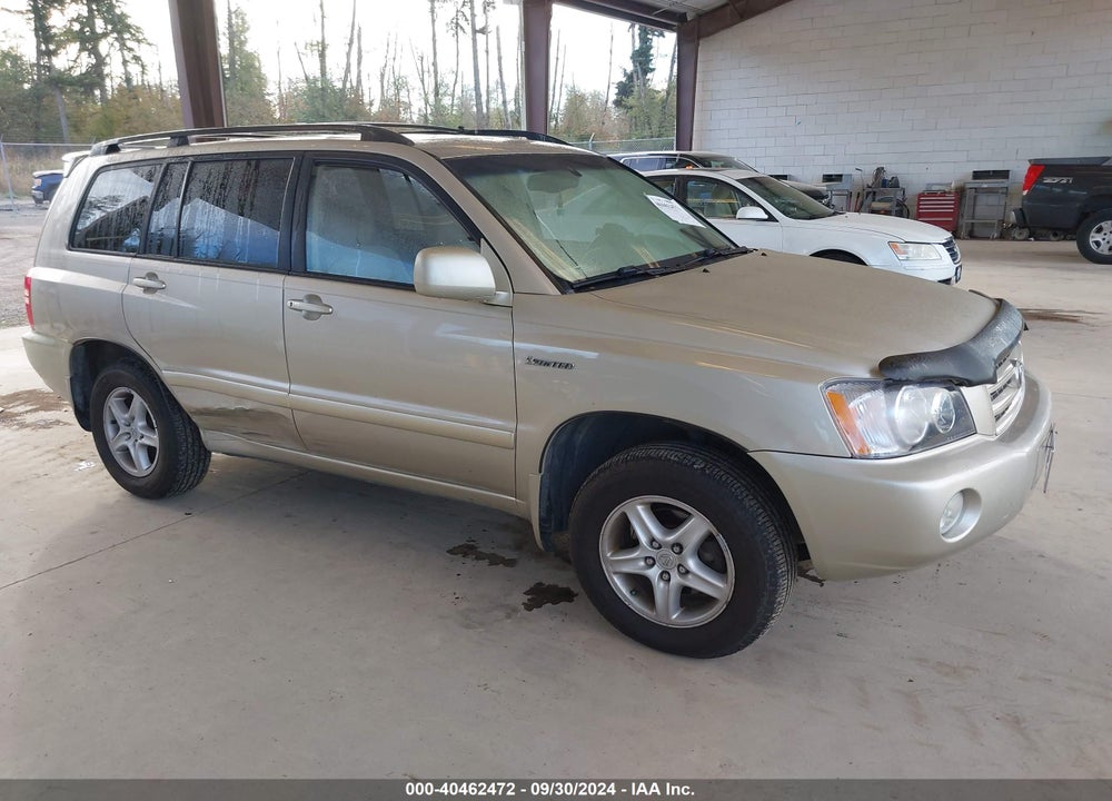 2002 TOYOTA HIGHLANDER LIMITED V6 VIN: JTEHF21A620067463