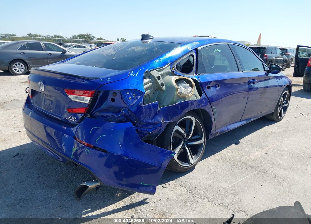 2021 HONDA ACCORD SPORT 2.0T VIN: 1HGCV2F30MA032038