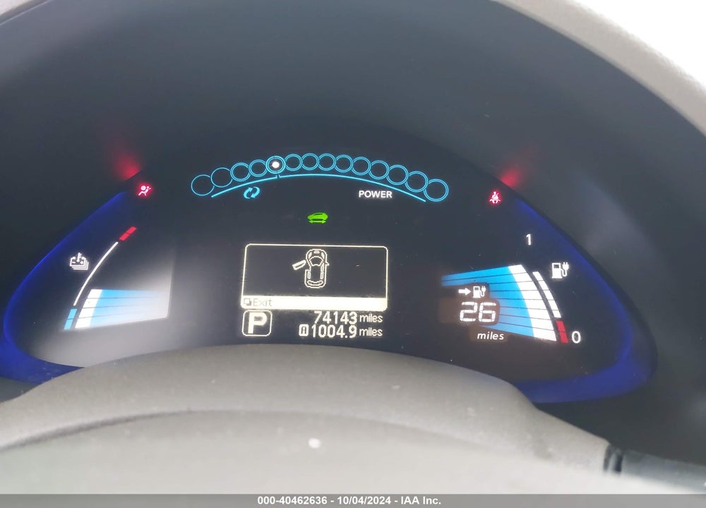 2012 NISSAN LEAF SL VIN: JN1AZ0CP0CT016143