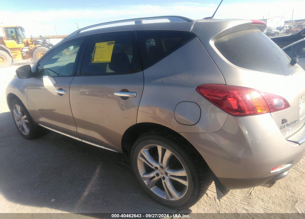 2009 NISSAN MURANO LE VIN: JN8AZ18W79W134737