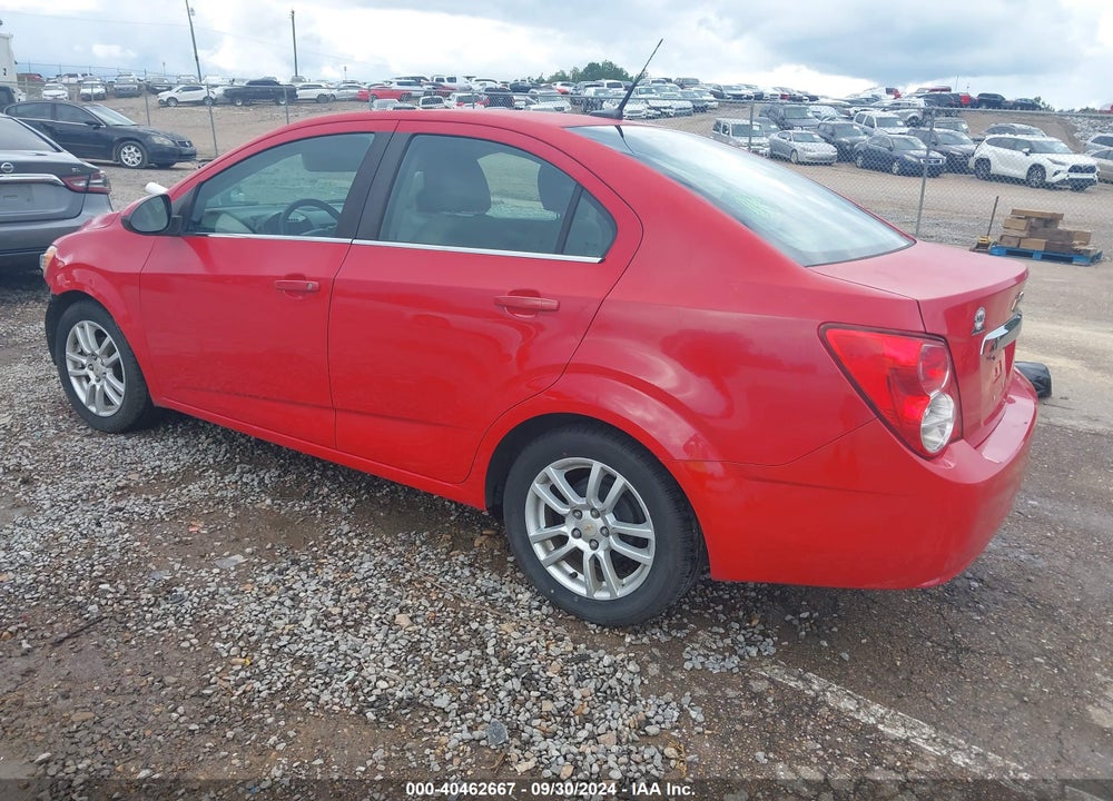 2012 CHEVROLET SONIC 2LT VIN: 1G1JC5SH4C4138237