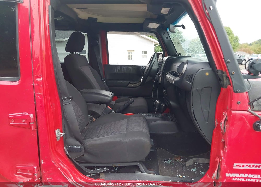 2011 JEEP WRANGLER UNLIMITED SPORT VIN: 1J4BA3H16BL640617