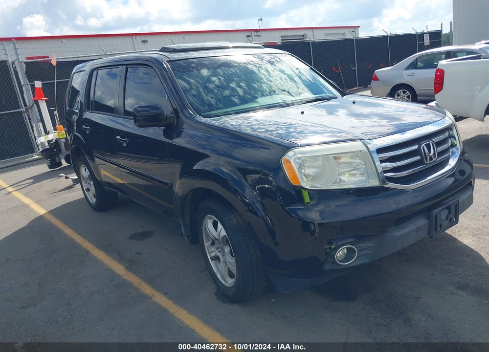 2012 HONDA PILOT EX-L VIN: 5FNYF3H79CB013923
