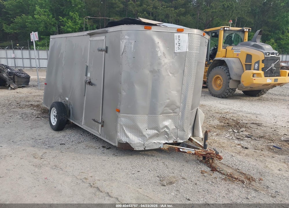 2012 HOMEMADE ENCLOSED TRAILER VIN: 4D6EB1414CA030960