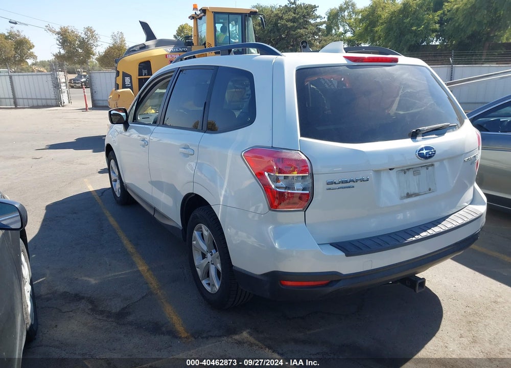 2016 SUBARU FORESTER 2.5I PREMIUM VIN: JF2SJADC4GH485529