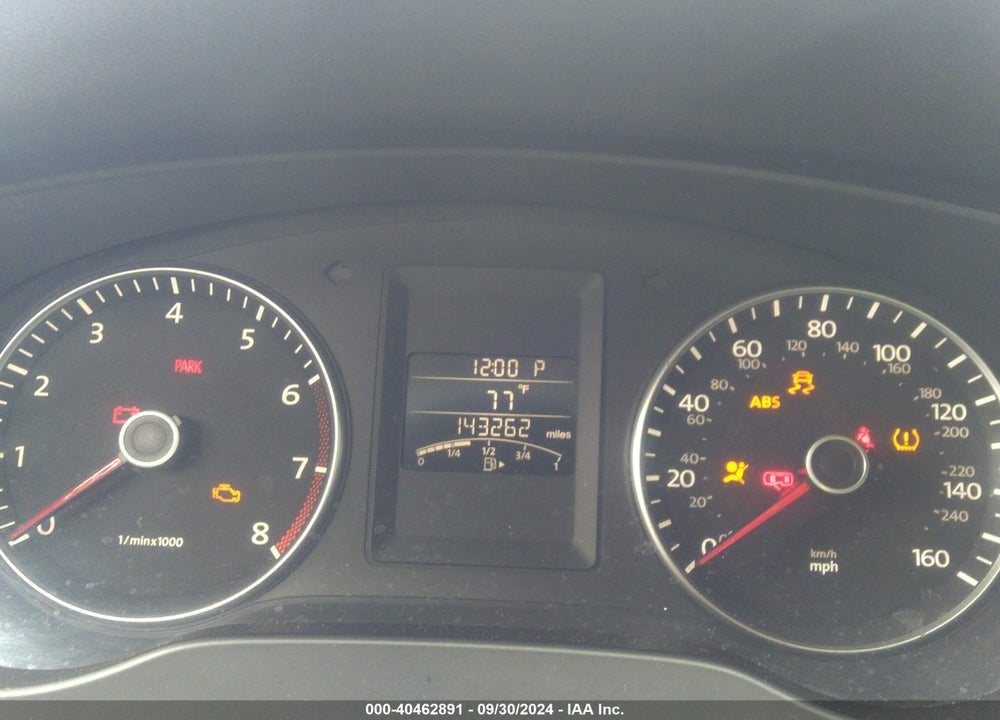 2012 VOLKSWAGEN JETTA 2.5L SE VIN: 3VWDX7AJ8CM306536