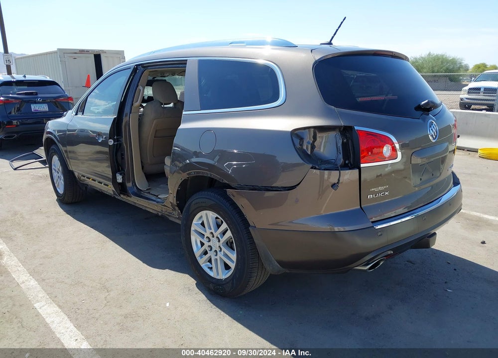 2012 BUICK ENCLAVE CONVENIENCE VIN: 5GAKRBED7CJ278626
