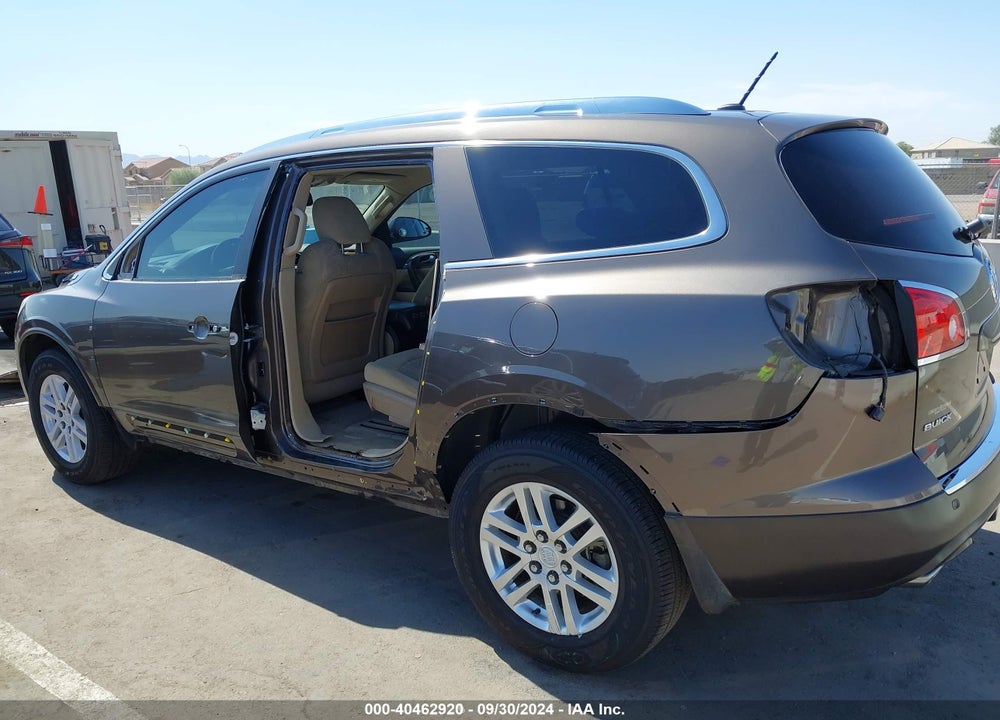 2012 BUICK ENCLAVE CONVENIENCE VIN: 5GAKRBED7CJ278626