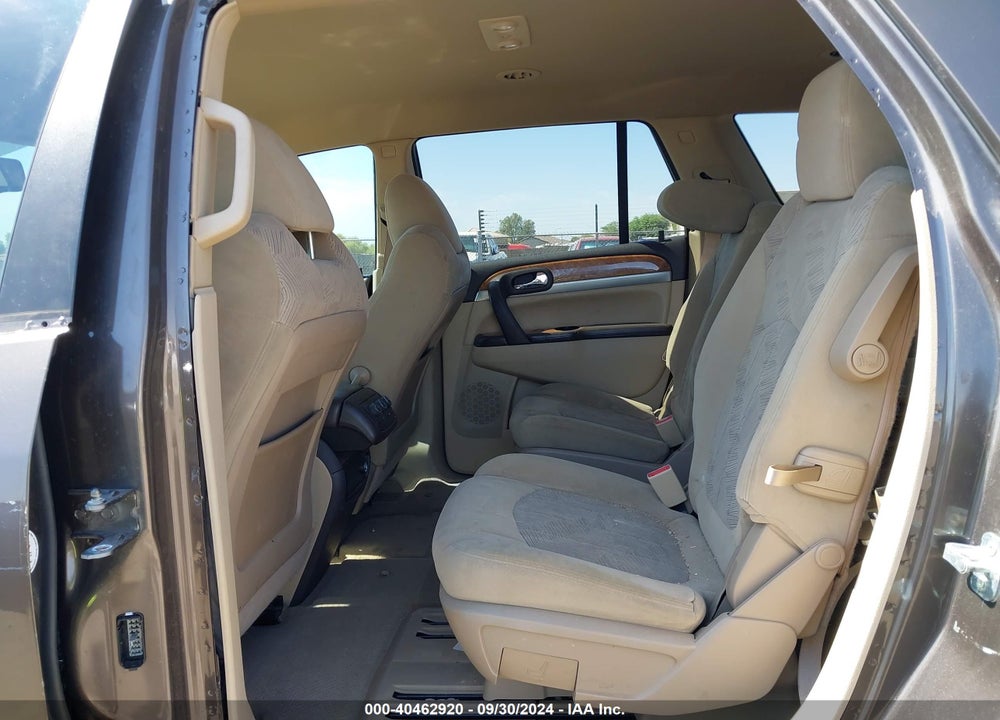 2012 BUICK ENCLAVE CONVENIENCE VIN: 5GAKRBED7CJ278626