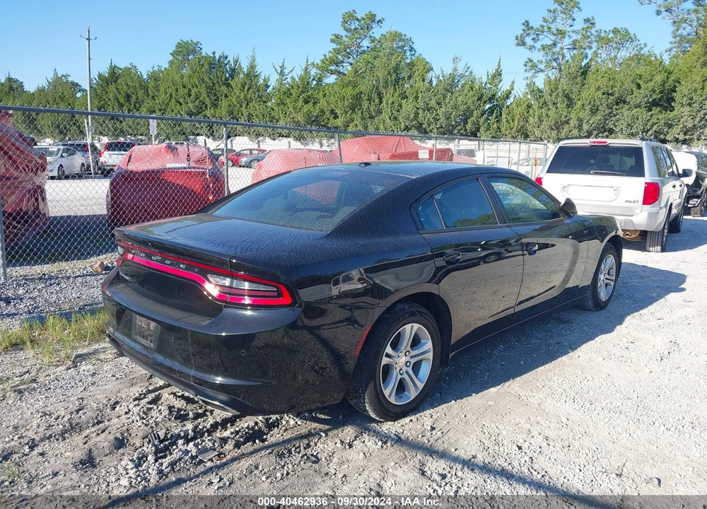 2022 DODGE CHARGER SXT RWD VIN: 2C3CDXBG6NH255537