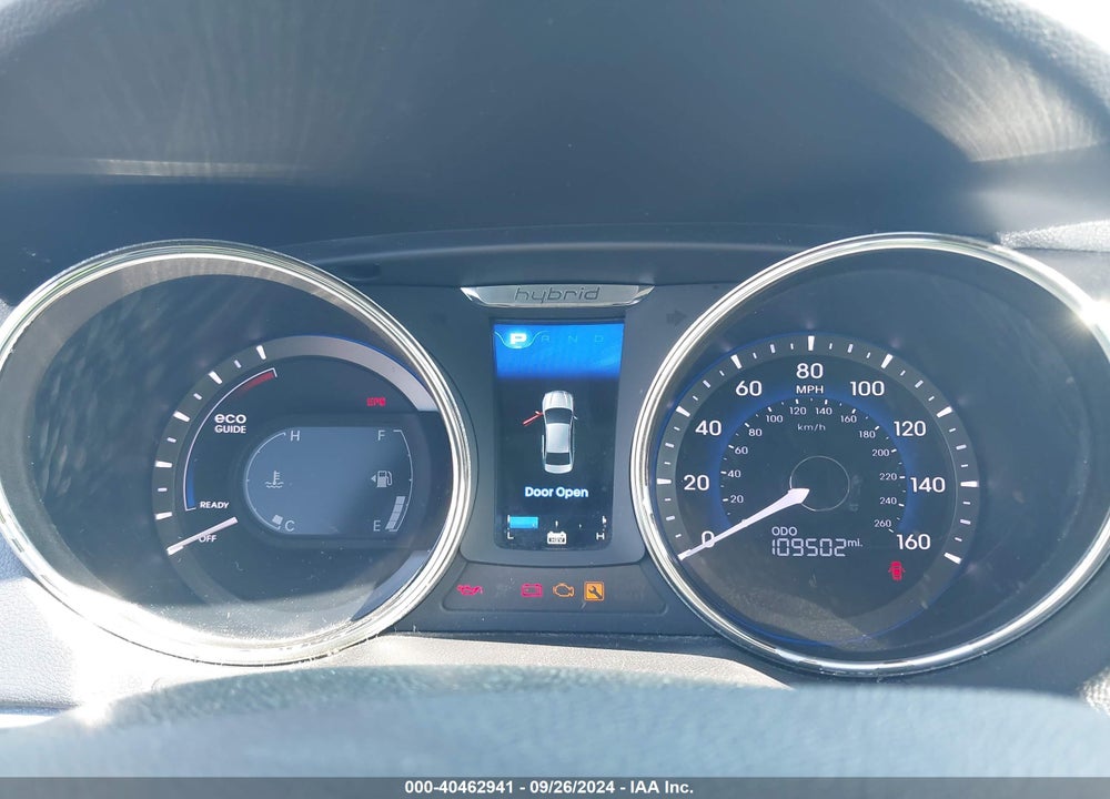 2012 HYUNDAI SONATA HYBRID VIN: KMHEC4A43CA024521