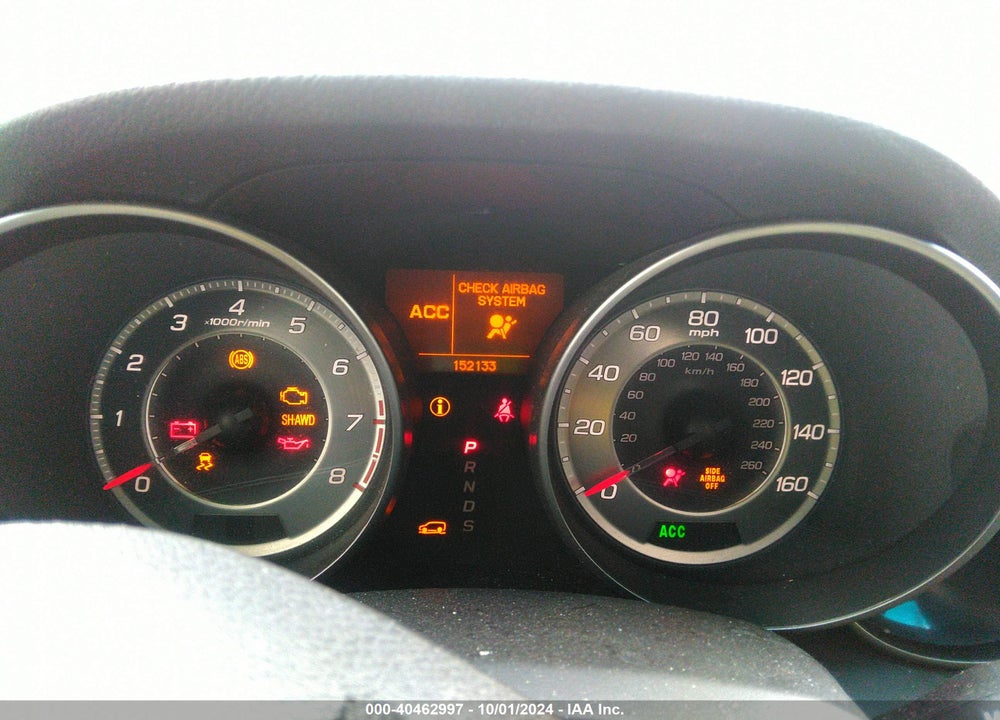 2012 ACURA MDX ADVANCE PACKAGE VIN: 2HNYD2H89CH529518