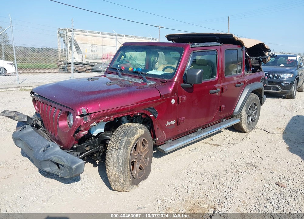 2021 JEEP WRANGLER UNLIMITED SPORT S 4X4 VIN: 1C4HJXDN9MW611131