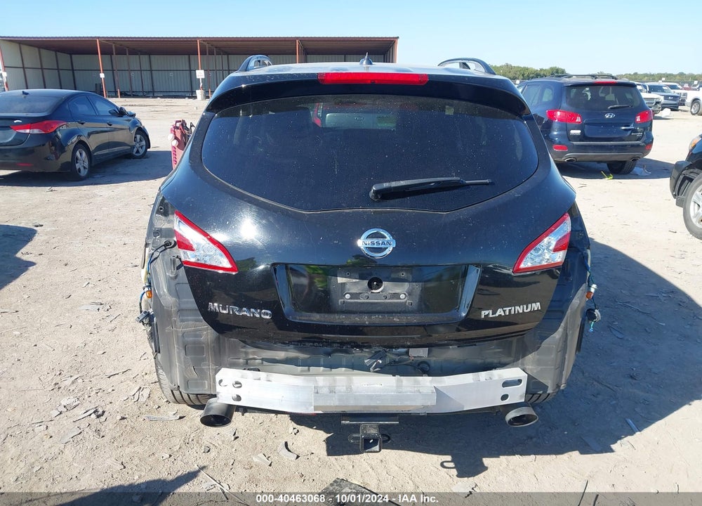 2012 NISSAN MURANO LE VIN: JN8AZ1MU3CW115646