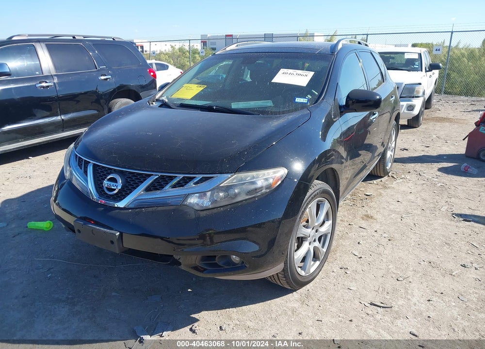 2012 NISSAN MURANO LE VIN: JN8AZ1MU3CW115646
