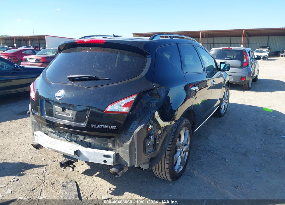 2012 NISSAN MURANO LE VIN: JN8AZ1MU3CW115646
