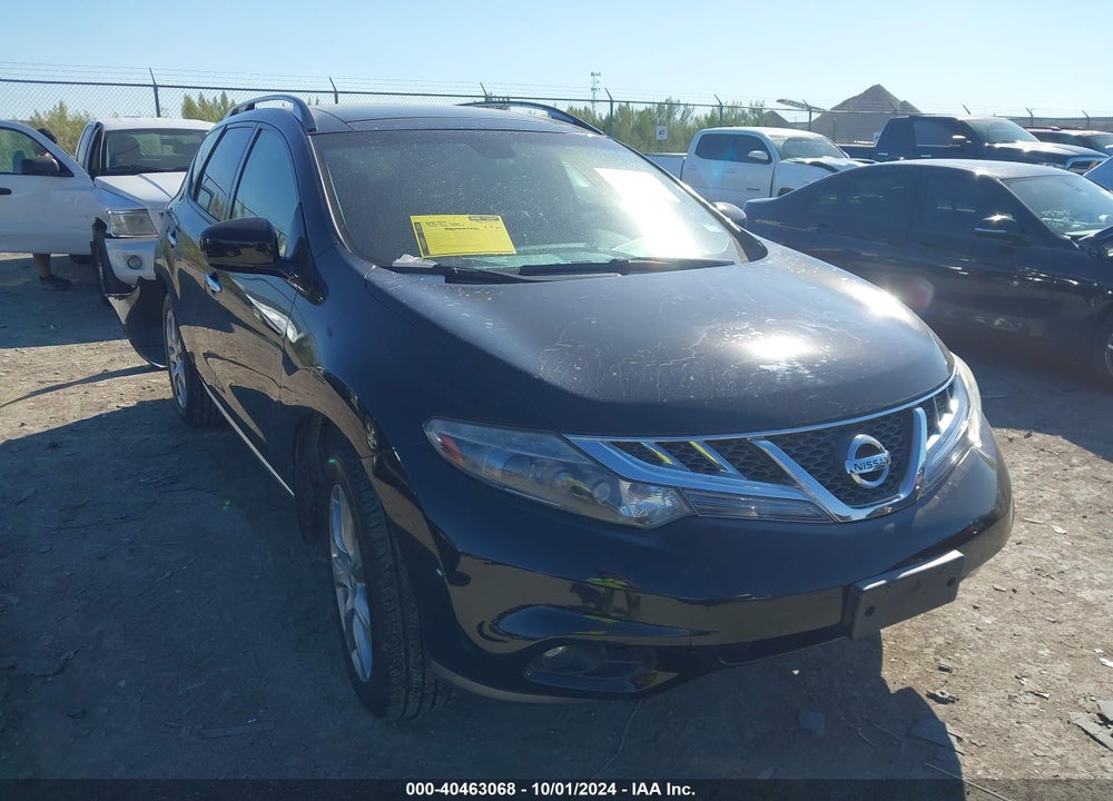 2012 NISSAN MURANO LE VIN: JN8AZ1MU3CW115646