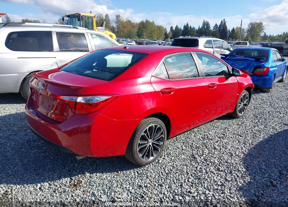 2014 TOYOTA COROLLA S PREMIUM VIN: 2T1BURHE9EC224995