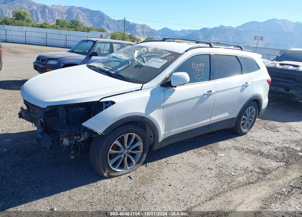 2017 HYUNDAI SANTA FE SE VIN: KM8SNDHF7HU253293