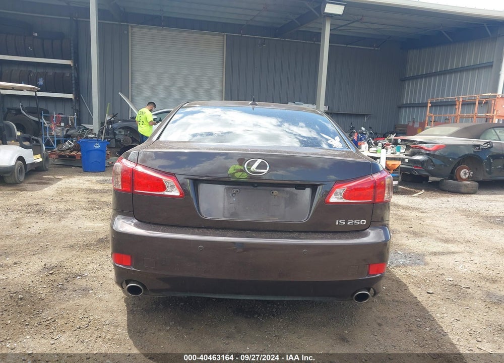 2012 LEXUS IS 250 VIN: JTHBF5C26C5159984