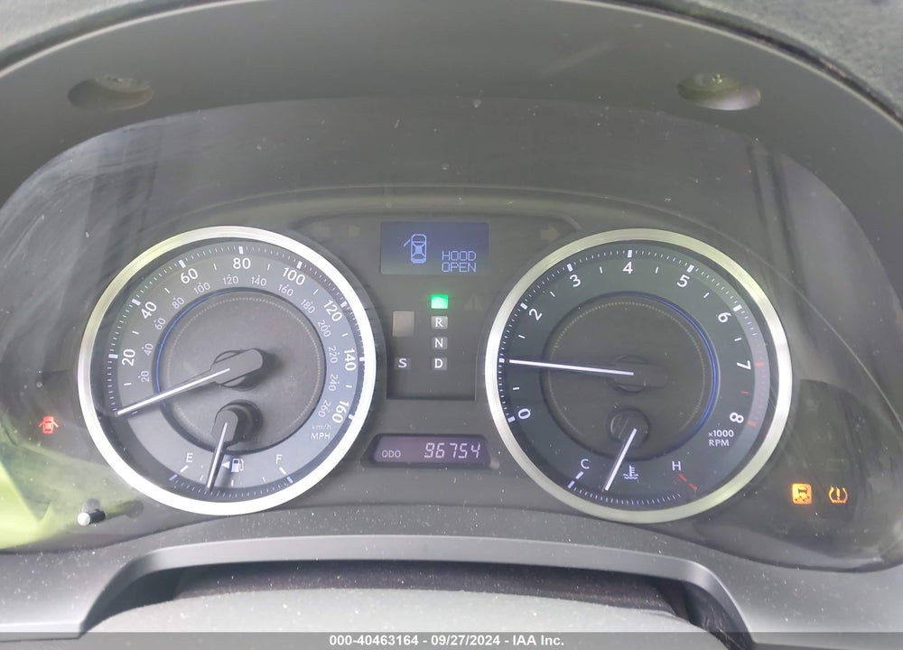2012 LEXUS IS 250 VIN: JTHBF5C26C5159984