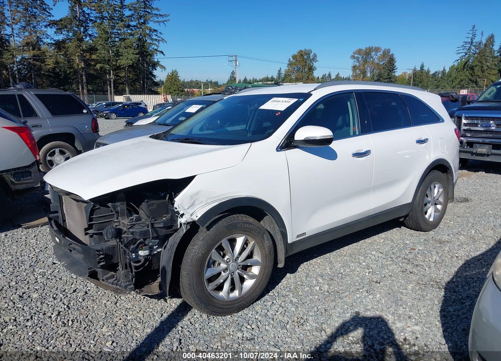 2016 KIA SORENTO 2.4L LX VIN: 5XYPGDA33GG165801