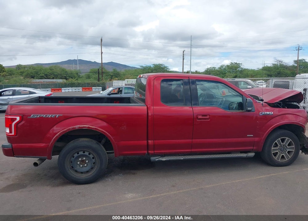 2016 FORD F150 SUPER CAB VIN: 1FTEX1CP6GKD89516