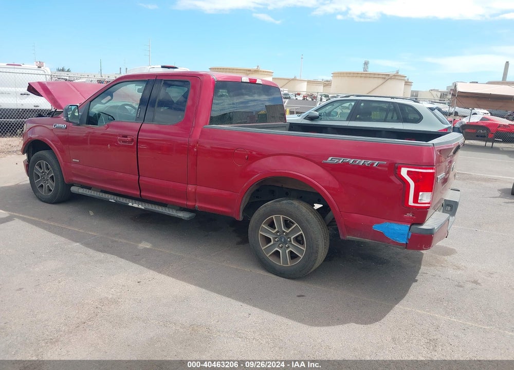 2016 FORD F150 SUPER CAB VIN: 1FTEX1CP6GKD89516