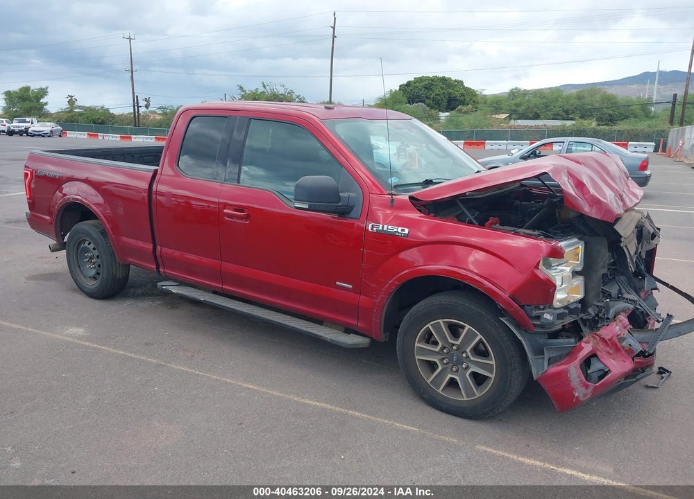 2016 FORD F150 SUPER CAB VIN: 1FTEX1CP6GKD89516