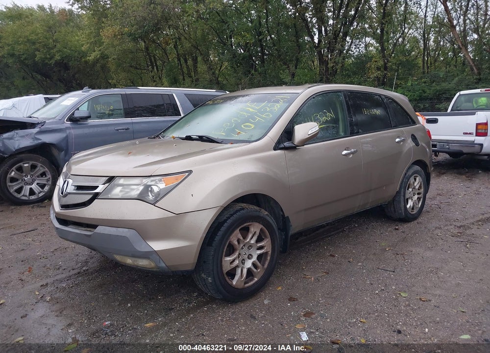 2007 ACURA MDX TECHNOLOGY PACKAGE VIN: 2HNYD28467H544299
