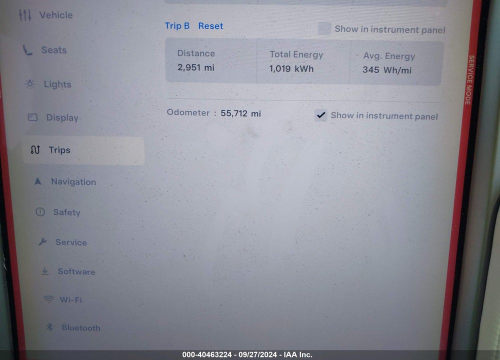2019 TESLA MODEL X 100D/75D/LONG RANGE VIN: 5YJXCBE25KF187901