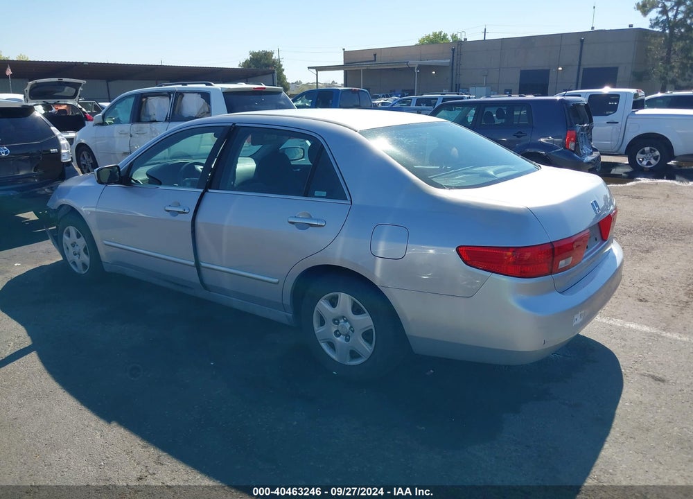 2005 HONDA ACCORD 2.4 LX VIN: 1HGCM564X5A087370