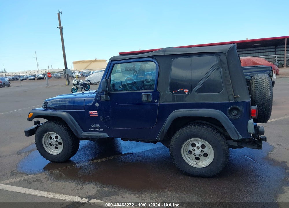 2004 JEEP WRANGLER X VIN: 1J4FA39S14P736966
