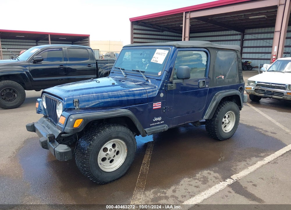 2004 JEEP WRANGLER X VIN: 1J4FA39S14P736966