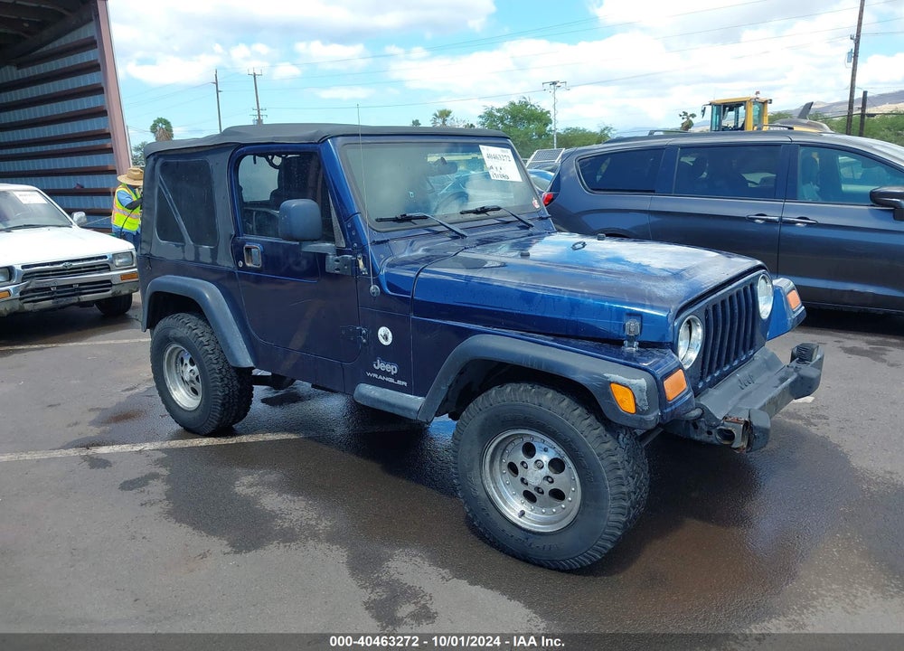 2004 JEEP WRANGLER X VIN: 1J4FA39S14P736966
