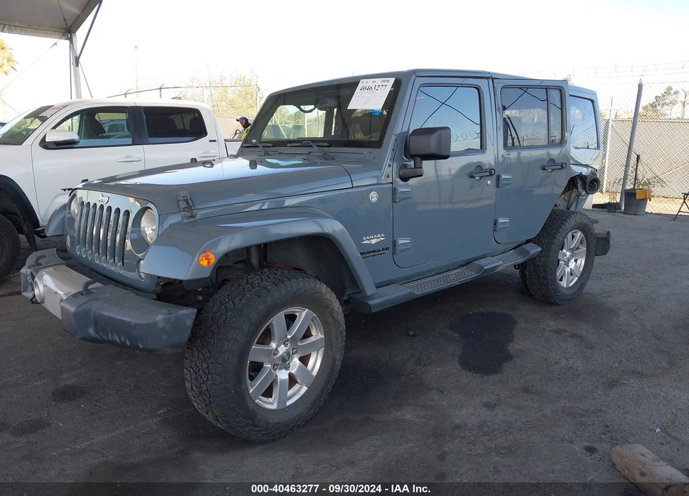 2014 JEEP WRANGLER UNLIMITED SAHARA VIN: 1C4BJWEG0EL128887